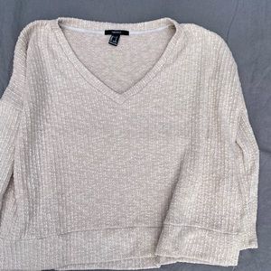 women’s beige sweater (m)